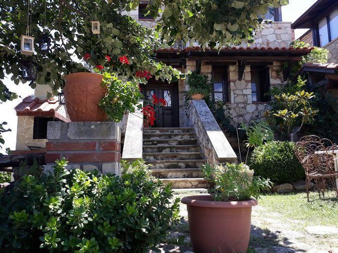 Stone House Andromeda Villa Psakoudia Exterior photo